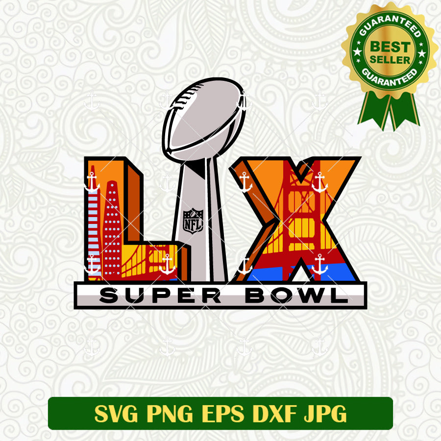 super bowl lix logo svg, super bowl svg, football super bowl 2025