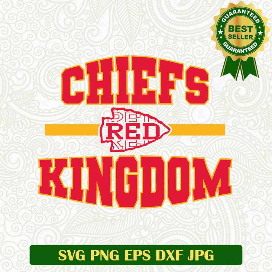 KC Kingdom Santa Heart SVG, Kansas City Chiefs Christmas SVG, NFL Football  Christmas SVG PNG DXF EPS