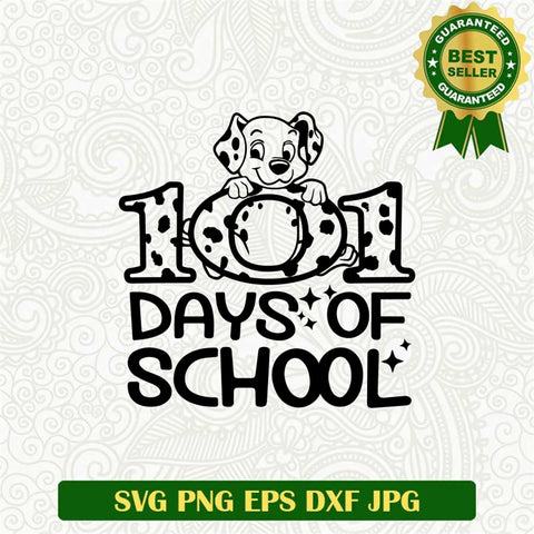 101 Days Of School Dalmatians Svg