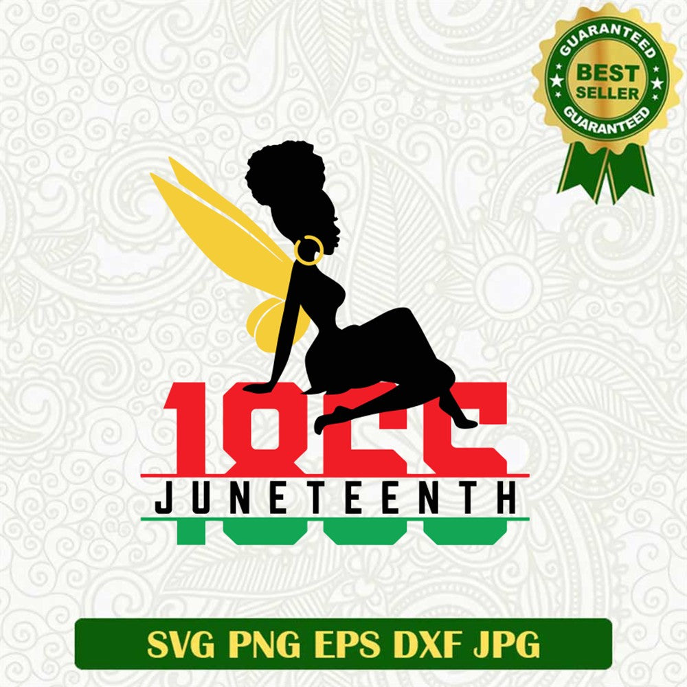 1865 Juneteenth Fairy Svg