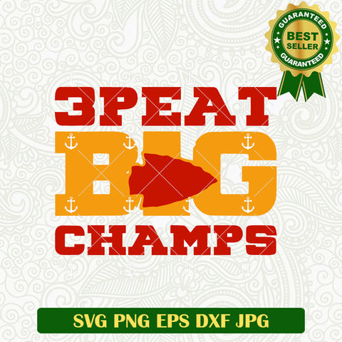 3 Peat Big Champs SVG