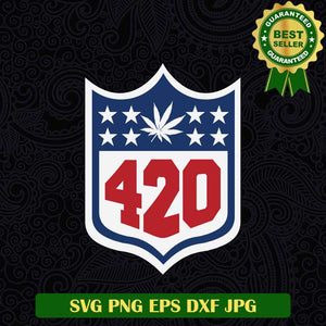 420 Cannabis NFL Logo SVG, 420 Weed SVG, Cannabis logo SVG PNG cricut