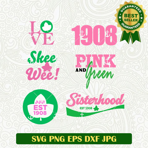 Aka 1908 Sisterhood SVG Bundle