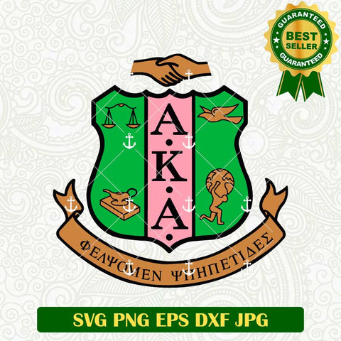 Alpha Kappa Alpha Sorority Inc Logo SVG