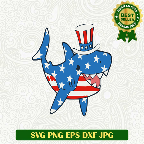 America Shark SVG