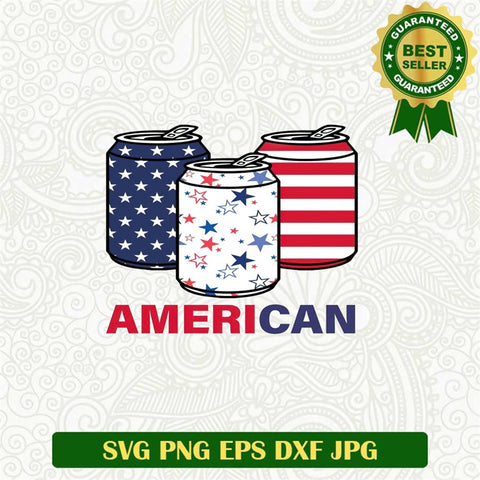 American Beer Can Svg