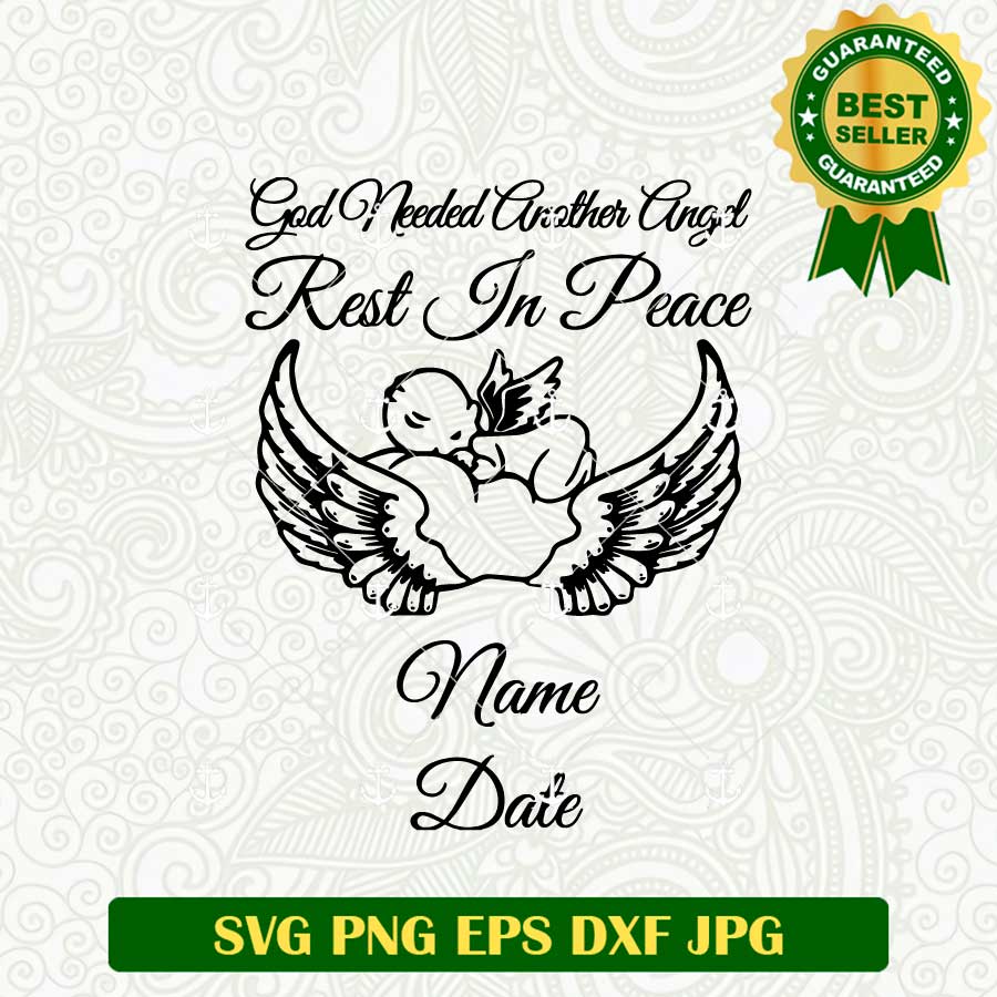 Angel Baby Memorial Svg