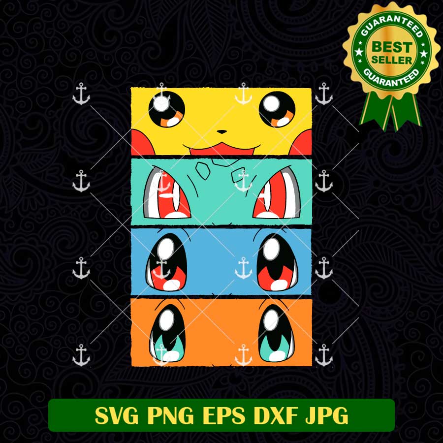 Anime Eyes Stack Svg