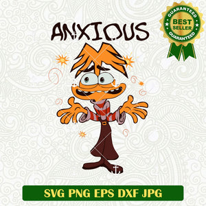 Anxious Inside Out 2 SVG