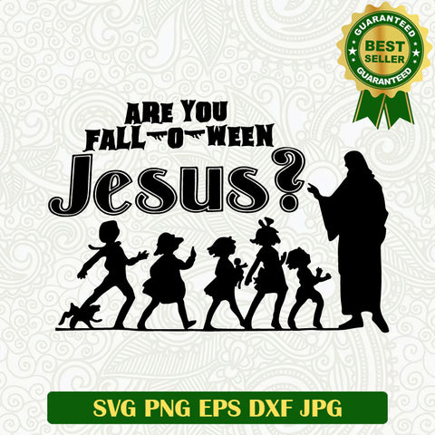 Are you Fall-o-ween jesus SVG, Jesus Halloween SVG PNG cut file