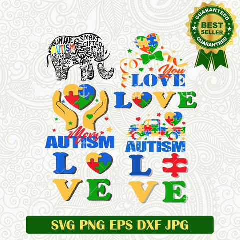 Autism Love bundle SVG