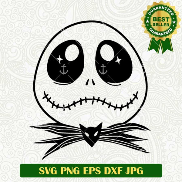 Baby Jack Skellington SVG, Jack Skellington face Halloween SVG – Lightberty