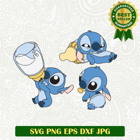 Baby Stitch Bundle SVG, Bluey Stitch SVG PNG