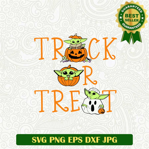 Baby Yoda Trick Svg