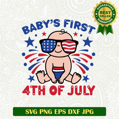 Baby's First 4th of July SVG, 4th of July America SVG