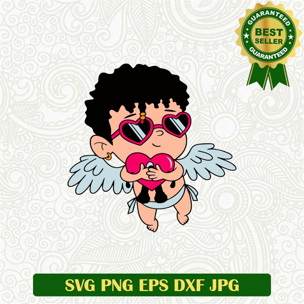 Bad Bunny Cupid Valentine Svg
