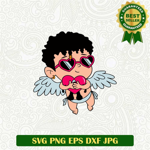 Bad Bunny Cupid Valentine Svg