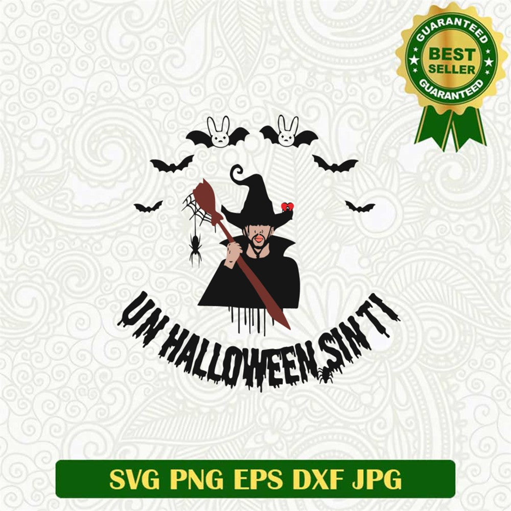 Bad Bunny Halloween Svg, Spooky Rapper Costume Svg, Latin Music Svg Pn ...