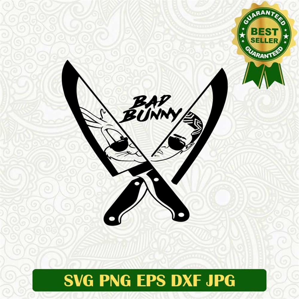 Bad Bunny Knife SVG