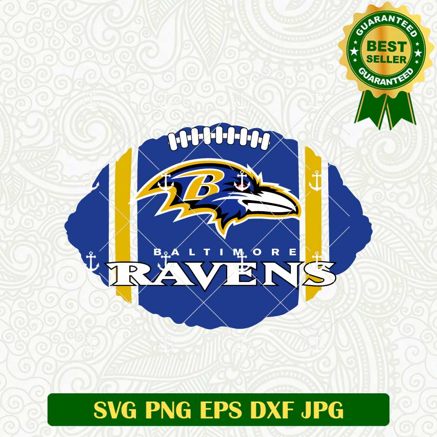 Baltimore Ravens Football SVG