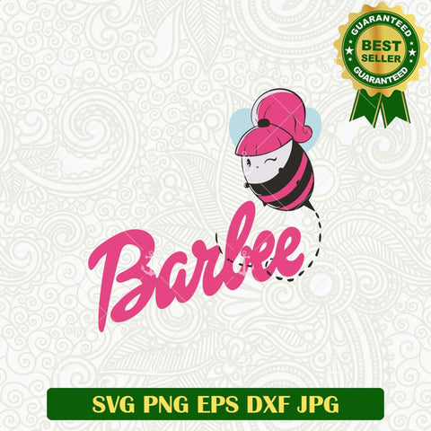 Barbee Funny bee SVG