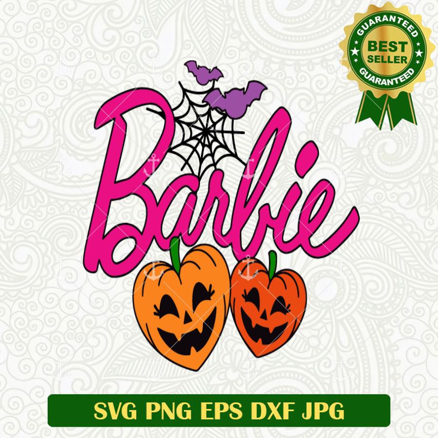 Barbie Pumpkin Halloween SVG