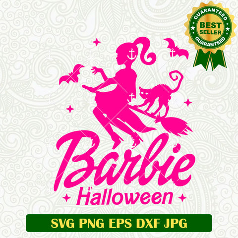 Barbie Witch Halloween SVG