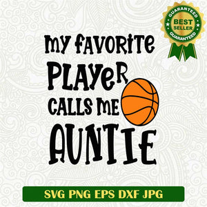 Basketball Aunt SVG