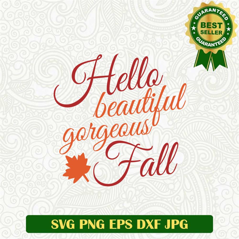 Beautiful Fall SVG