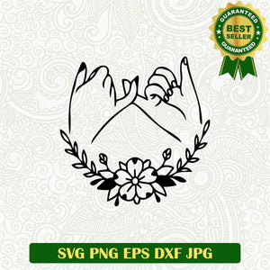 Best Friend hold hand Svg