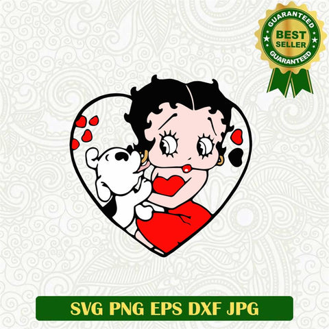 Betty Boop Love Svg