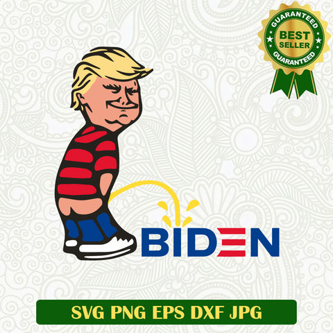 Biden Trump Pee SVG