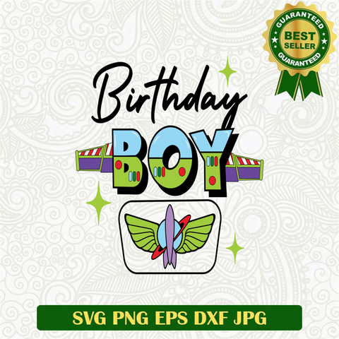 Birthday Boy Buzz Lightyear SVG