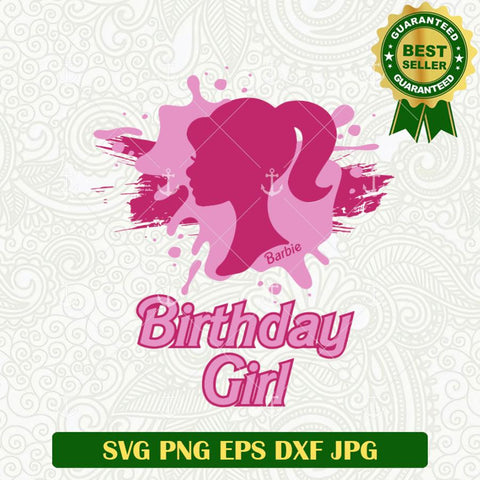 Birthday Girl Barbie Doll SVG