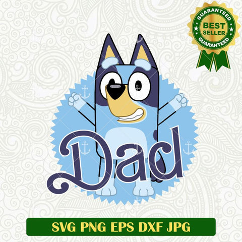 Bluey Dad SVG