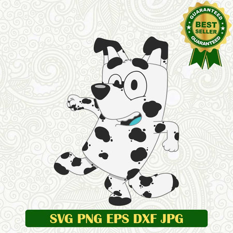Bluey Dalmatians SVG, Bluey Cartoon Character SVG PNG cricut