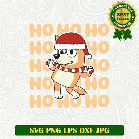 Bluey Mum Chilli Christmas SVG File