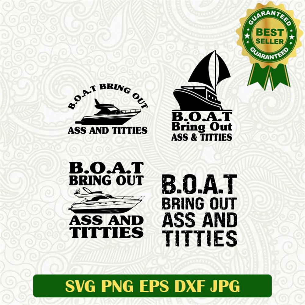 Boat Bring Out Bundle SVG