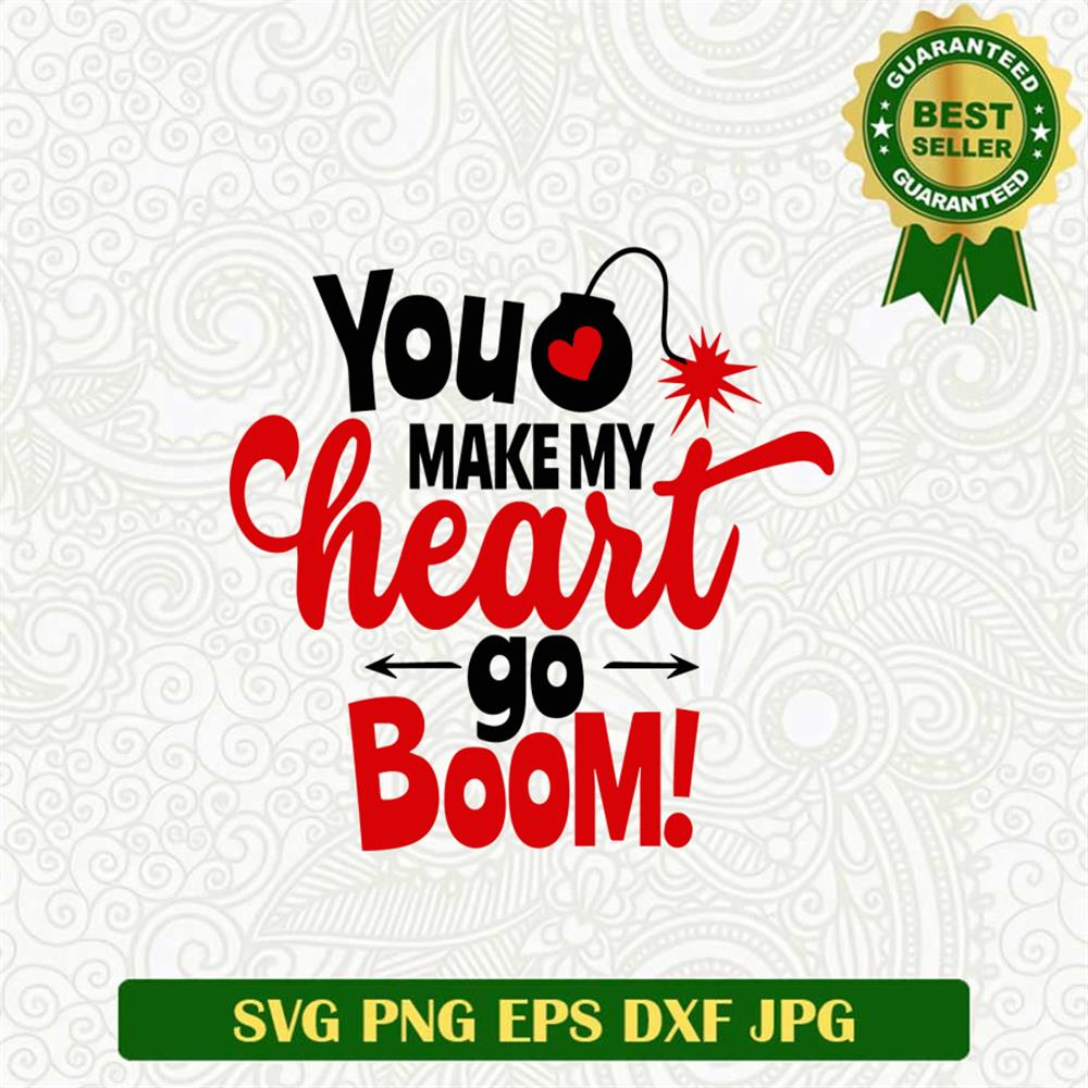 Boom Heart Svg