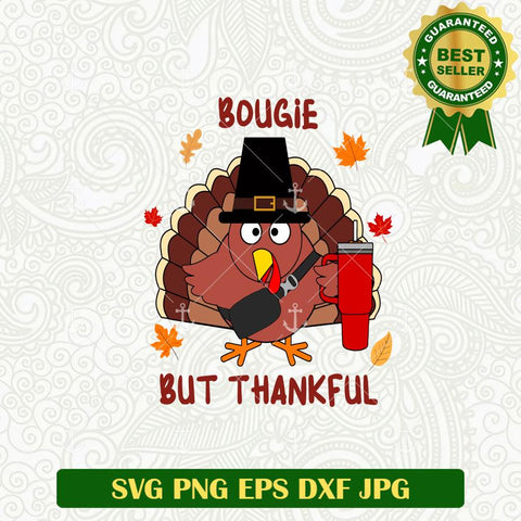Bougie But Thankful SVG