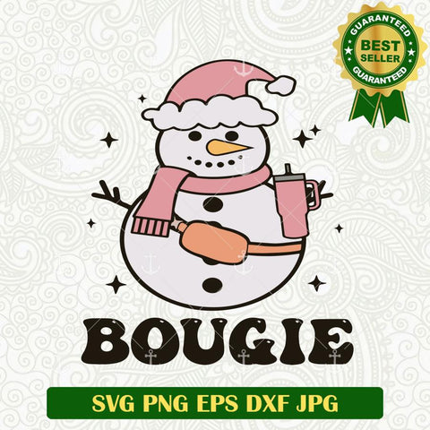 Bounjee Snowman Winter SVG