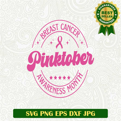 Breast Cancer Pinktober SVG