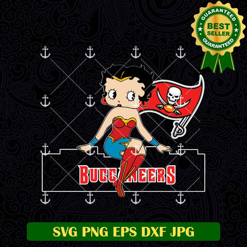 Buccaneers Betty Boop SVG
