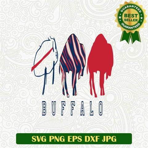 Buffalo Trio Svg