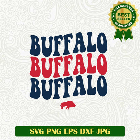 Buffalo Typography Svg