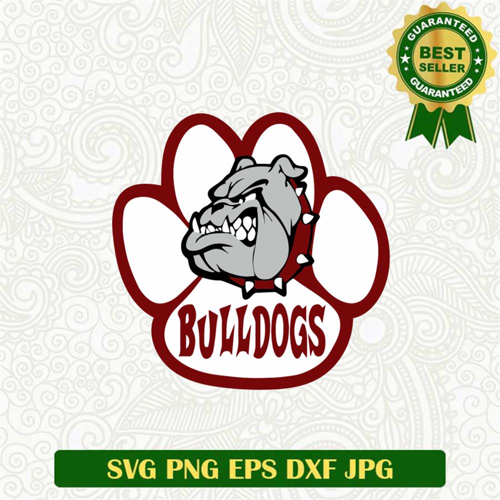 Bulldog Face SVG