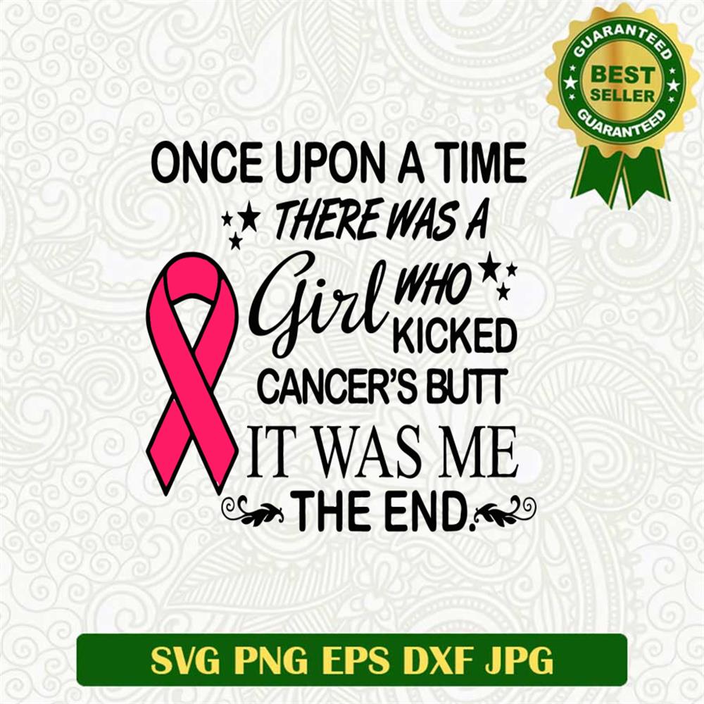 Cancer Fighter Girl SVG