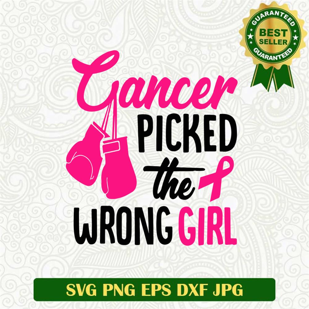 Cancer Warrior Girl SVG