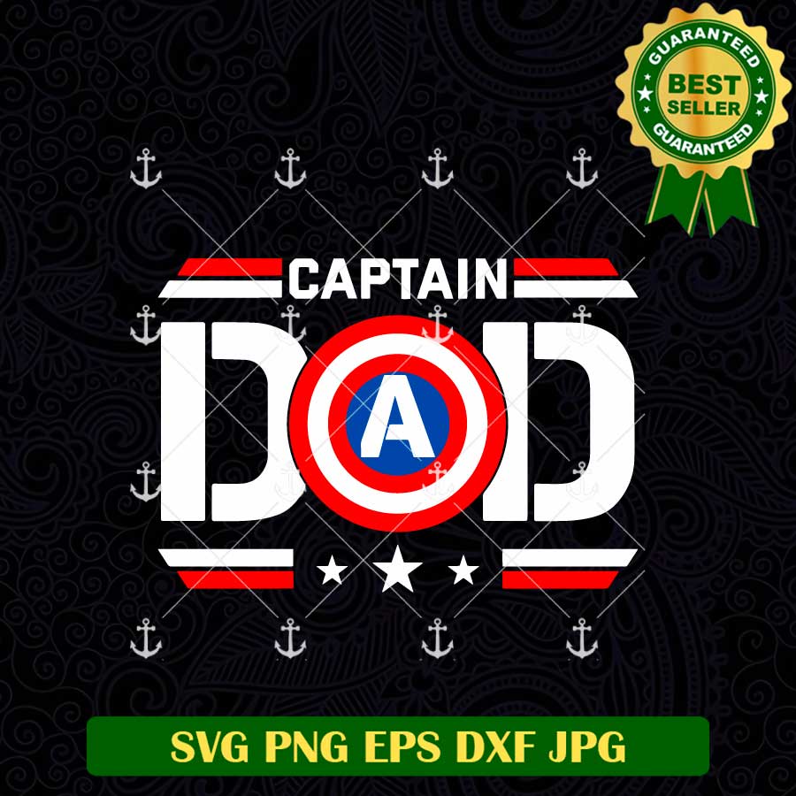 Captain Dad SVG