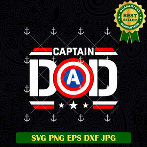 Captain Dad SVG